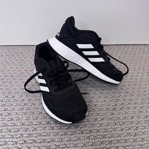 Adidas Black and White Running Shoes